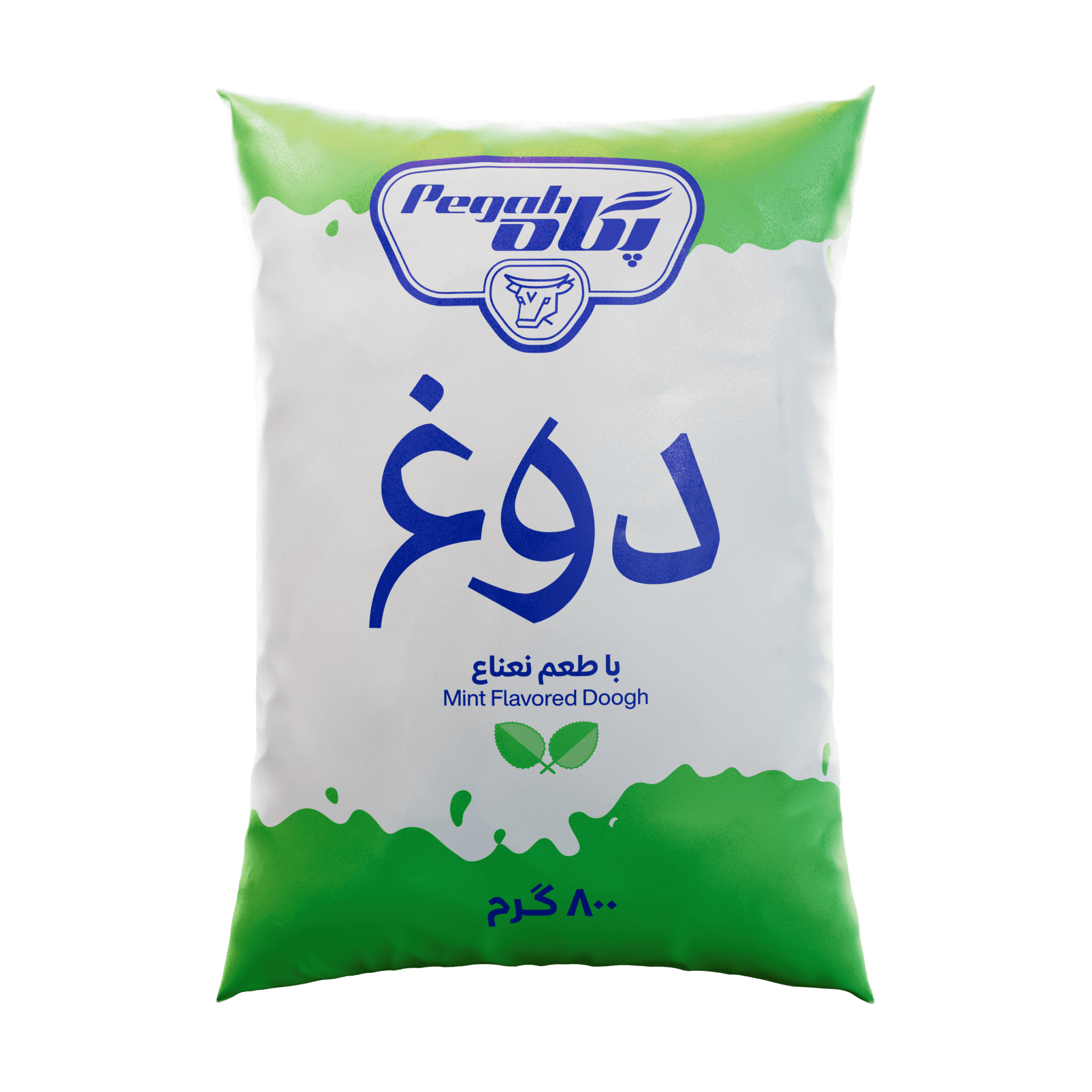 Pegah Plain Non-Carbonated Mint Doogh - Nylon Pack - 800 g