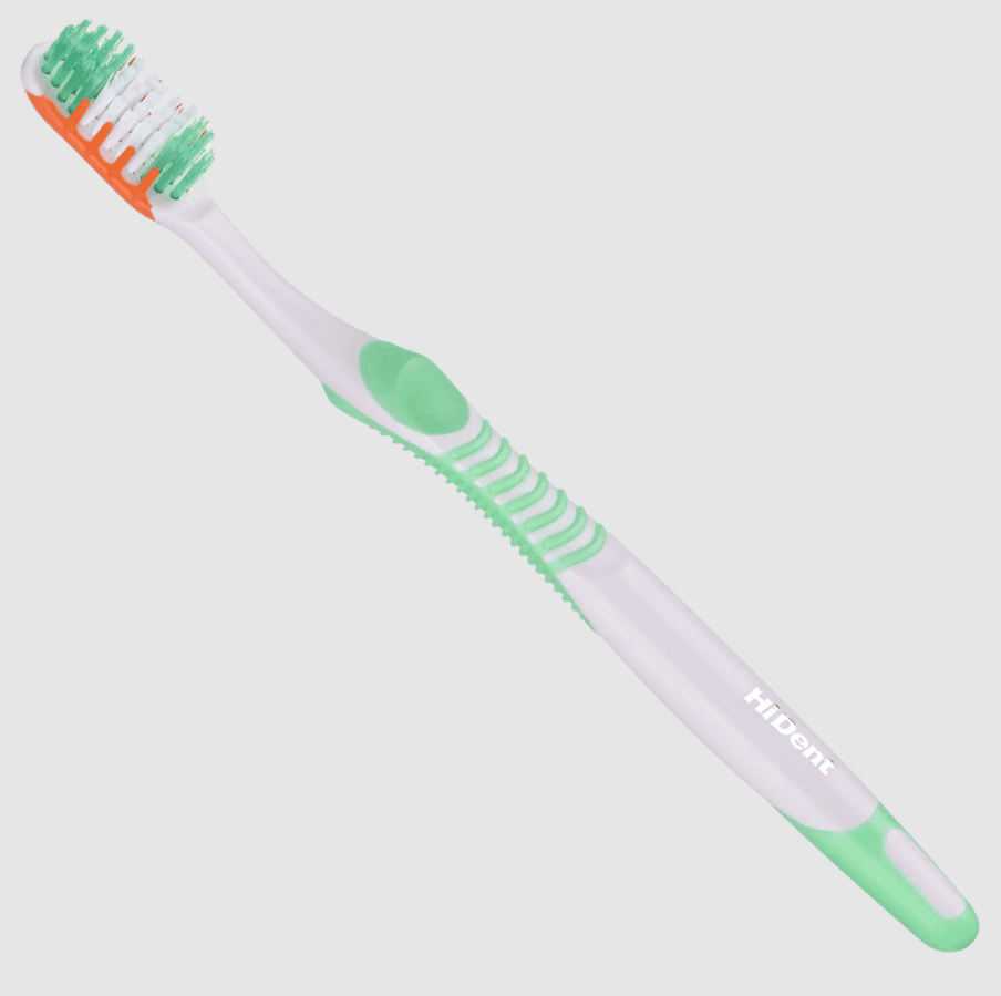 HiDent multi-purpose soft-Medium-hard toothbrush with cap