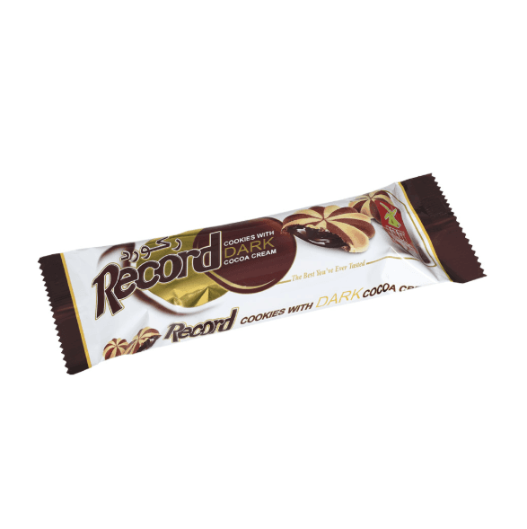 Record Biscuit with Dark Chocolate Filling