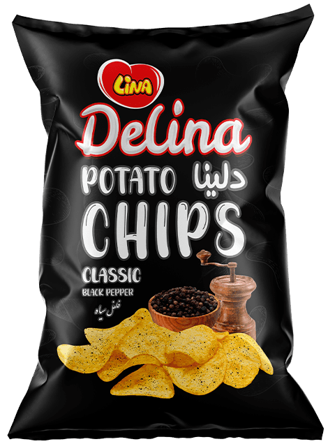 Potato chips black pepper