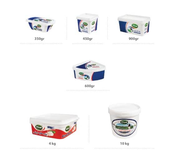 Pasteurized and Homogenized Feta Cheese- IML Packaging(350,450,600,900 gr)