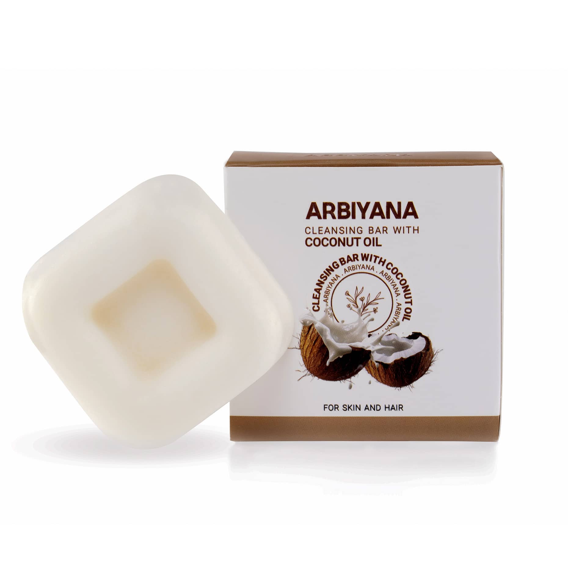 Arbiana Virgin Coconut Oil Gentle Cleansing Bar for Oily & Combination Skin  60 g