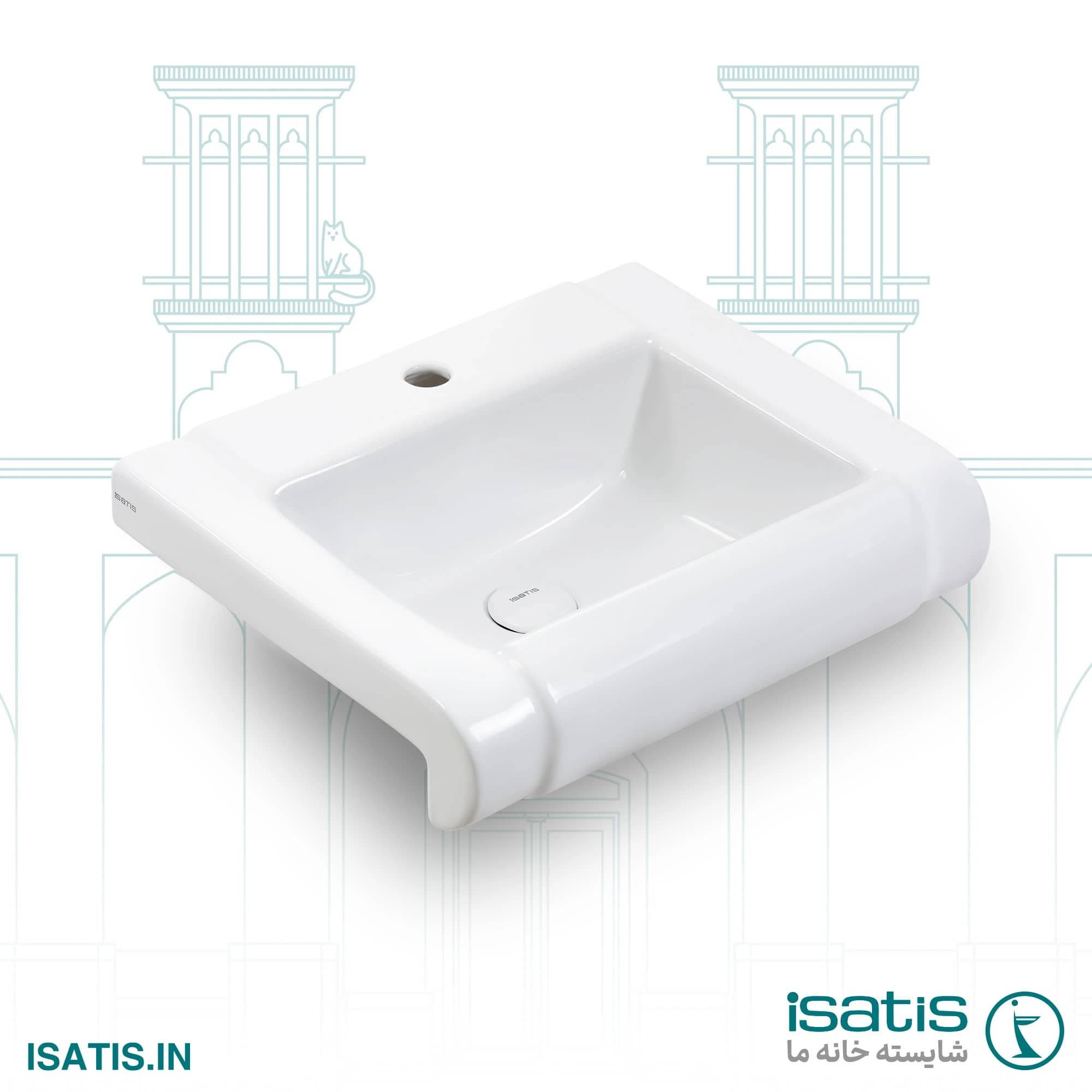 Isatis Imperial Pedestal Washbasin