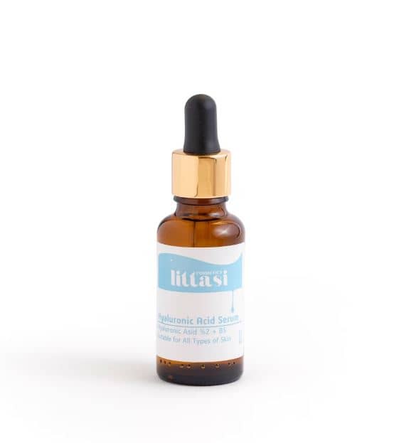 Littasi Professional Cactus Hydrating & Surface-Lifting Facial Serum with 2% Hyaluronic Acid, Cactus Extract, Aloe Vera & Vitamin B5  Deep Moisture, Firming & Skin Barrier Support for All Skin Types, 30 ml