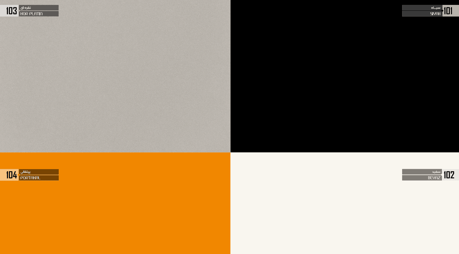 Decorative Plain Color MDF Board  Solid Color Series