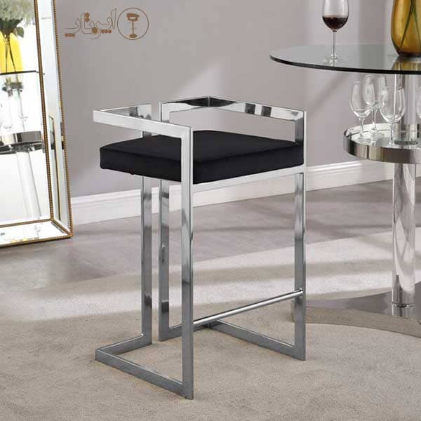 Open Naples Silver Chair - Modern Minimalist Design with Durable Metal Frame