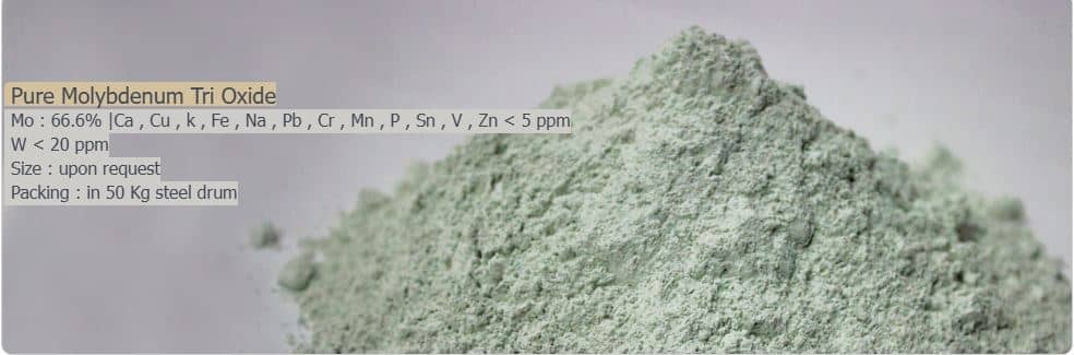 Pure Molybdenum Tri Oxide