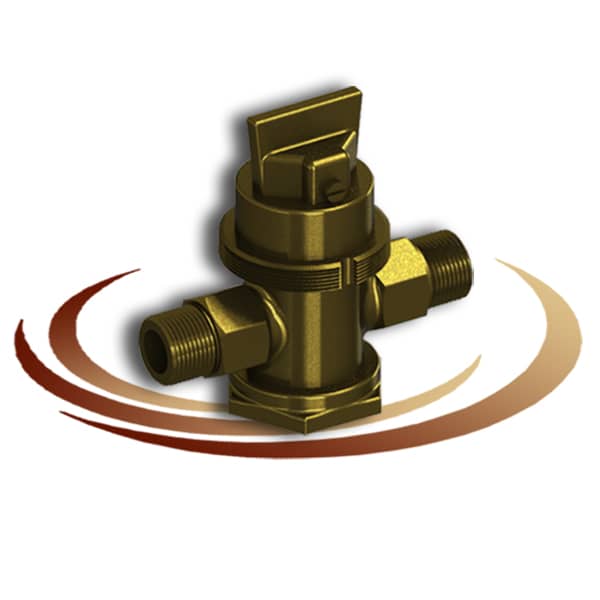Brass & Polymer Cut-Off Valve (Dual-Material Isolation Valve)