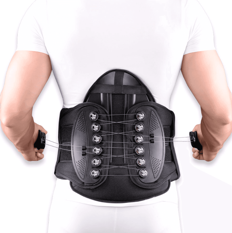 Cybertech Long Back Support Brace with Padding