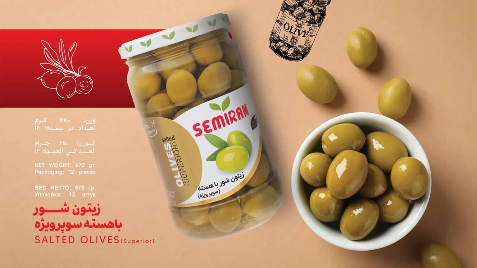 Salted olives