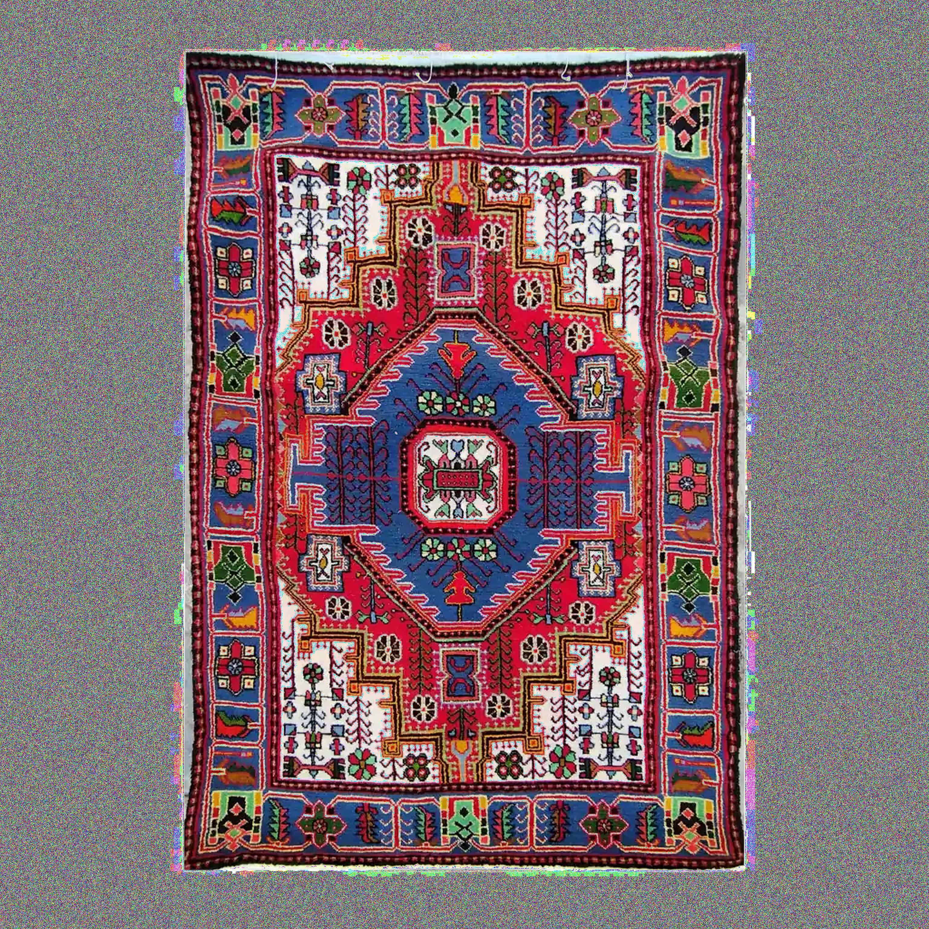 Handmade Persian Gol-e-Heidar Carpet