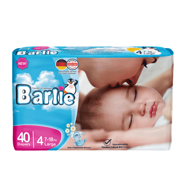 Baby Diaper - Large Size (4) - 40 Pcs - 6 Packs