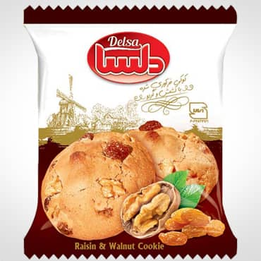 Delsa Raisin & Walnut Cookie