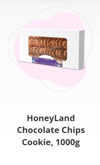 Premium Chocolate Chips Cookies- Crunchy Sweet Snack Biscuits 1000g