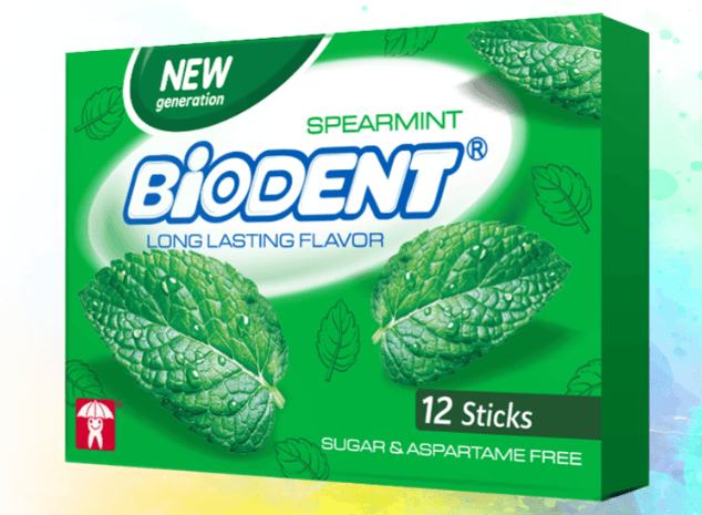 Spearmint Chewing Gum