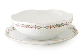 Hexagon Bowl & Plate Set - Golestan Floral Collection