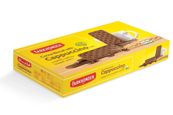 Farkhondeh Cocoa Biscuit with Cappuccino Taste-620 gr