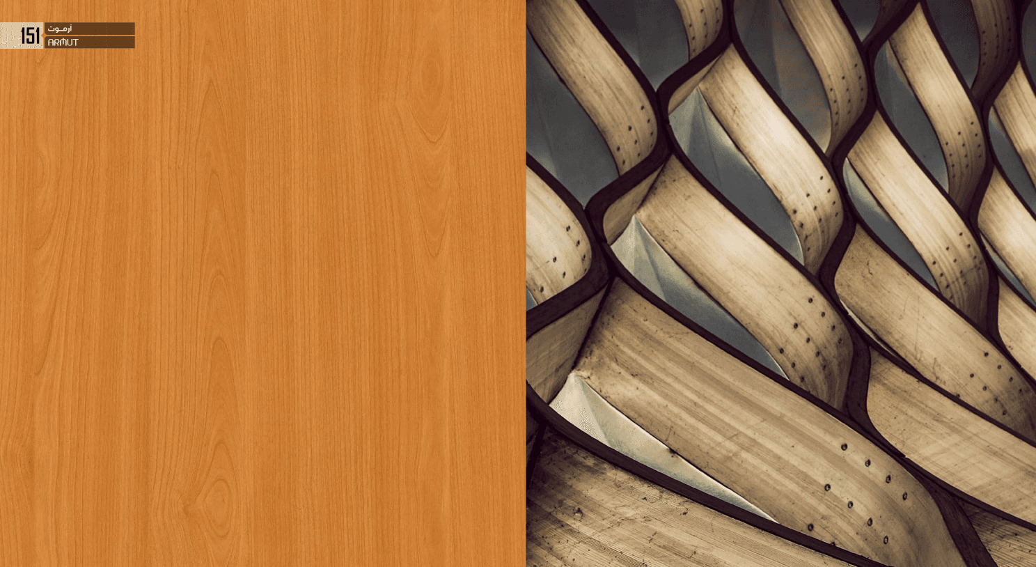 Decorative Woodgrain MDF Panel for Interior Design & Cabinetry