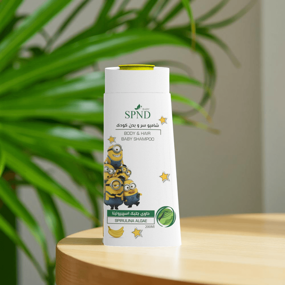 SPND Baby Body & Hair Shampoo Spirulina Algae (200 ml)