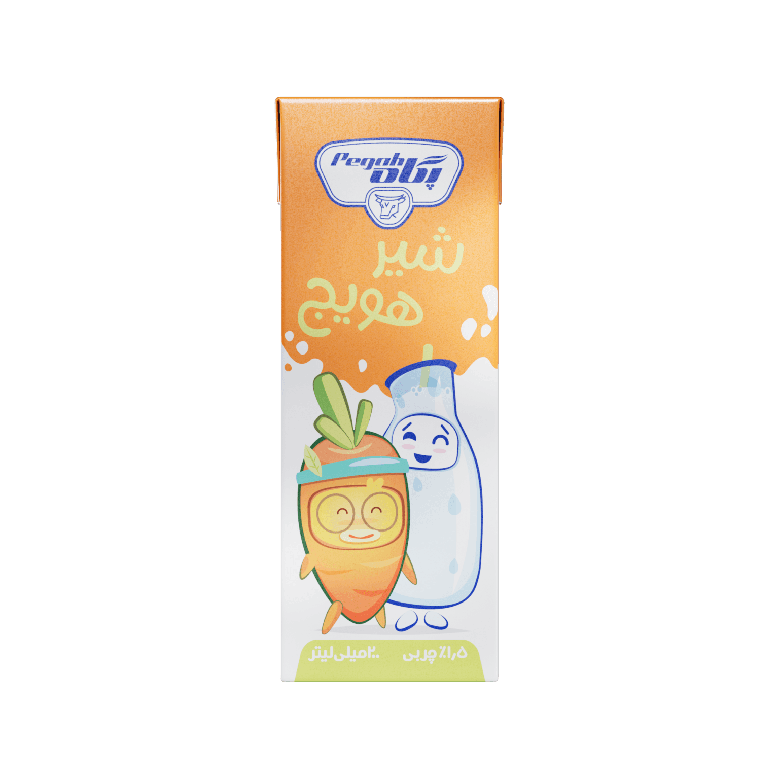 Pegah UHT Sterilized Carrot Milk - 200 cc