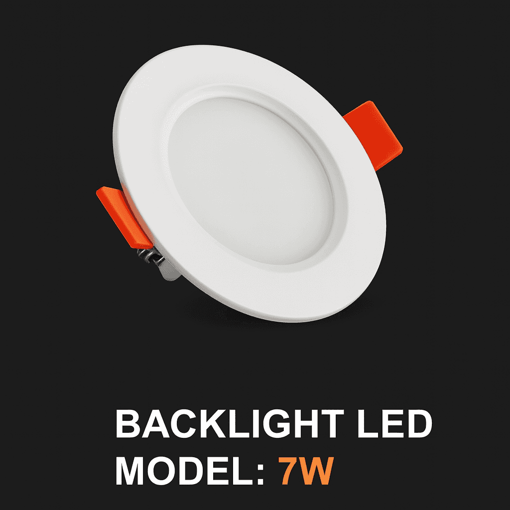 Recessed Backlight LED Downlight  7W / 10W