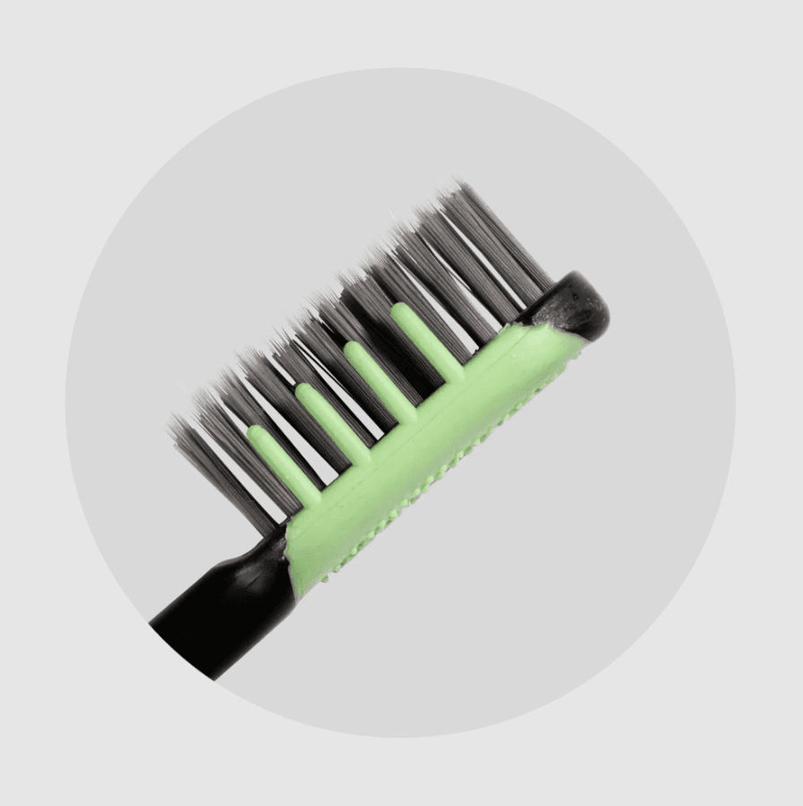 Hident soft pro interdental toothbrush with cap