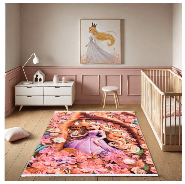 Polyester-Polyogen Rug, Kids Collection,Nescafe 25KD0010