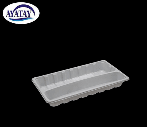 Disposable container 800 cc and 1200 cc white