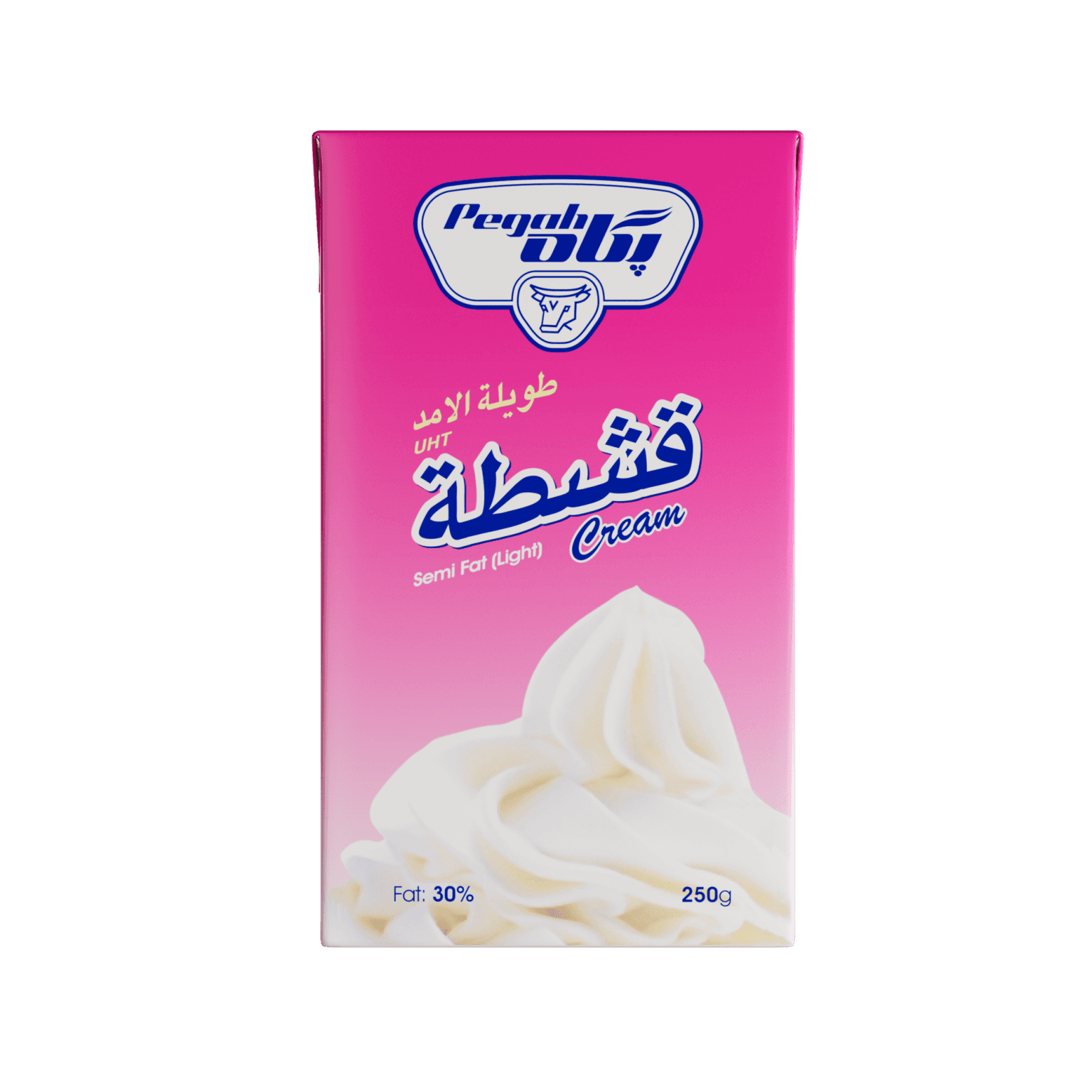 Pegah UHT Sterilized Semi-Fat Cream - 250 g