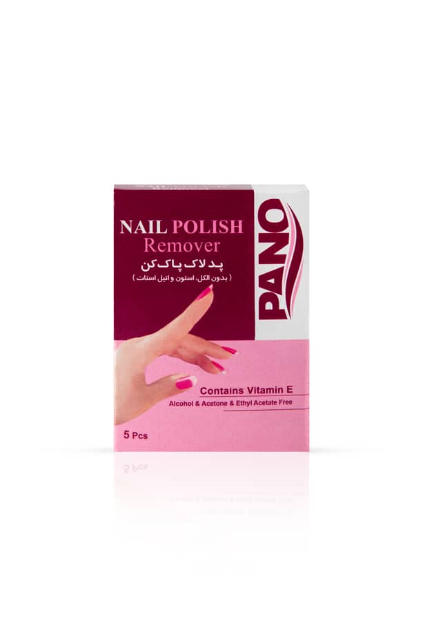 PANO Nail Polish Remover Pads   Acetone Free (5 Pads)