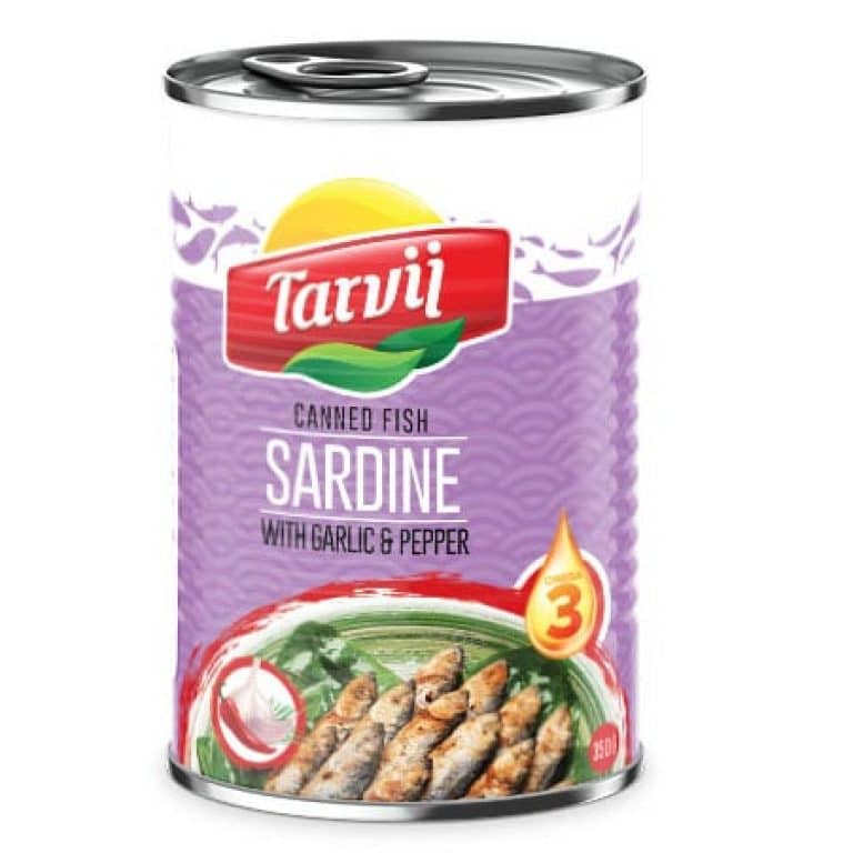 Canned Fish sardine with Garlic & pepper