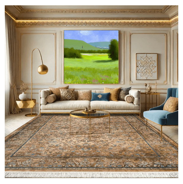 Pile Material Polyester-Polyogen Rug, Neo Classic Collection-Nescafe 2555012017