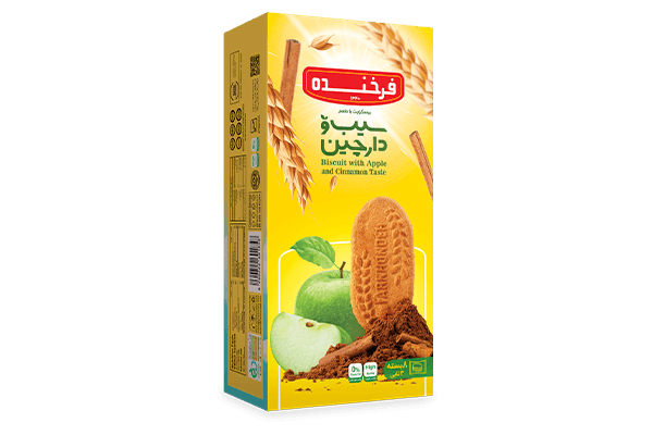 Farkhondeh Biscuit with Apple&Cinnamon Taste -215gr