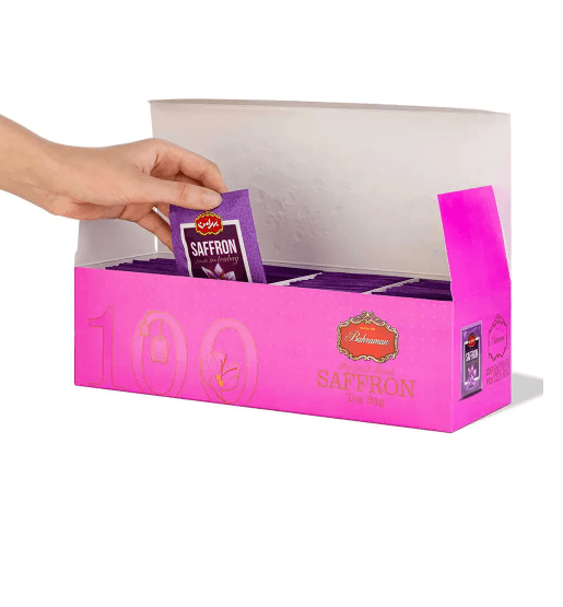 Saffron Black Tea, 100 Tea Bags