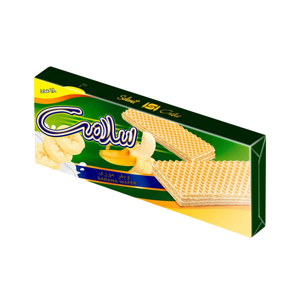 Vaina Banana Cream Wafer Biscuits - 85 g