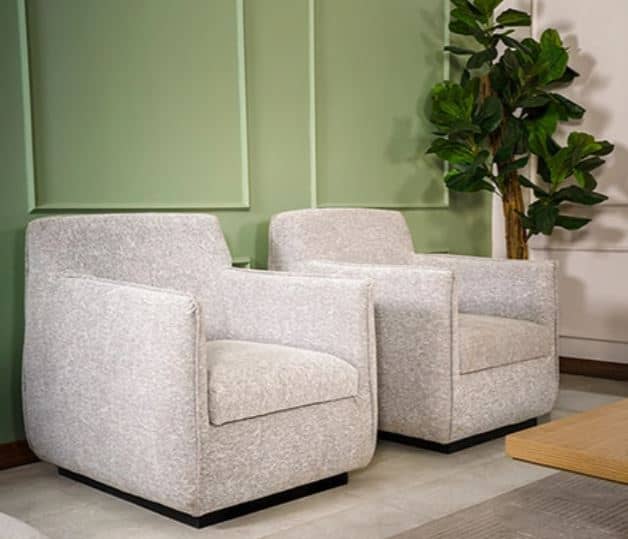 Zed Design Modern 8-Seater Solid Beech Wood Living Room Sofa Set