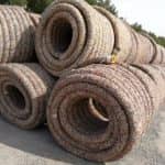 Drainage pipe with synthetic filter