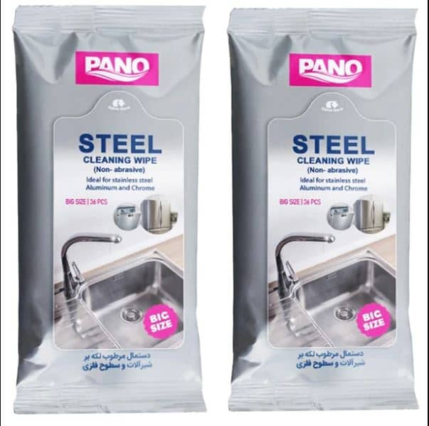 Advanced Metal, Chrome & Aluminum Surface Cleaning Wipes for Faucets, Sinks and Fixtures