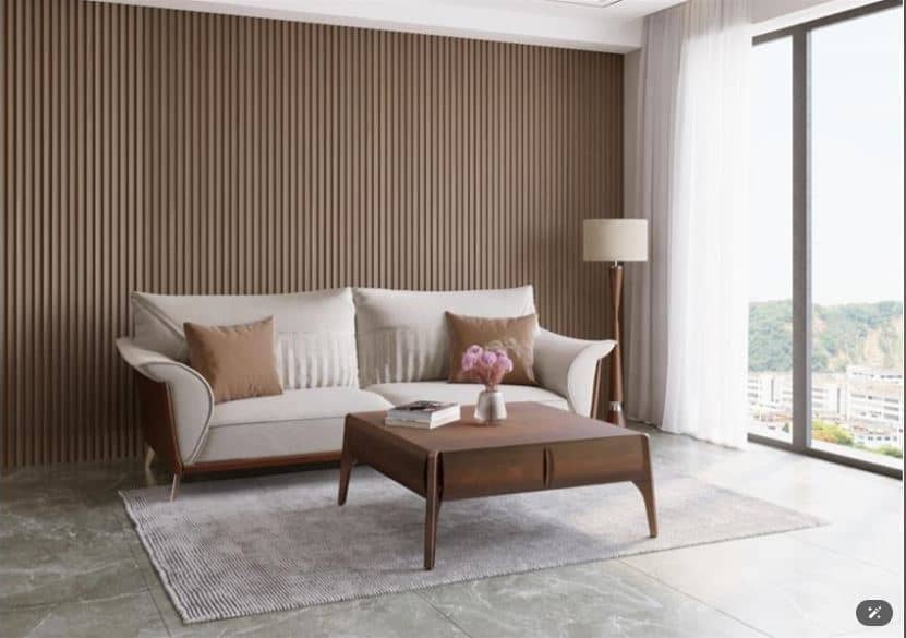SIVAN Contemporary Sofa , Plywood Frame & High-Resilience Polyurethane Foam