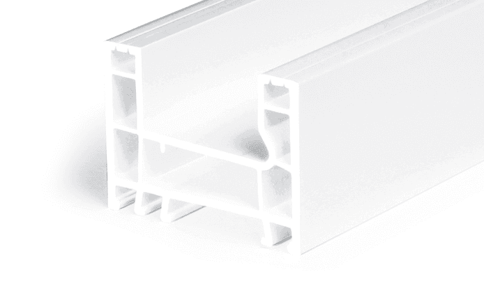 Double-rail frame profile