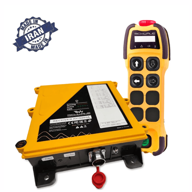 RichWave TE-RX/S401A 4-Button Single-Speed Overhead Crane Remote Control
