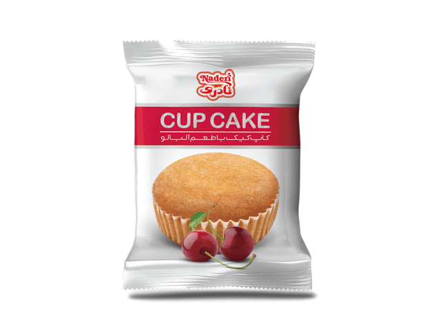 Cup cake with cocoa cream , Orange flavor , Sour cherry  flavor