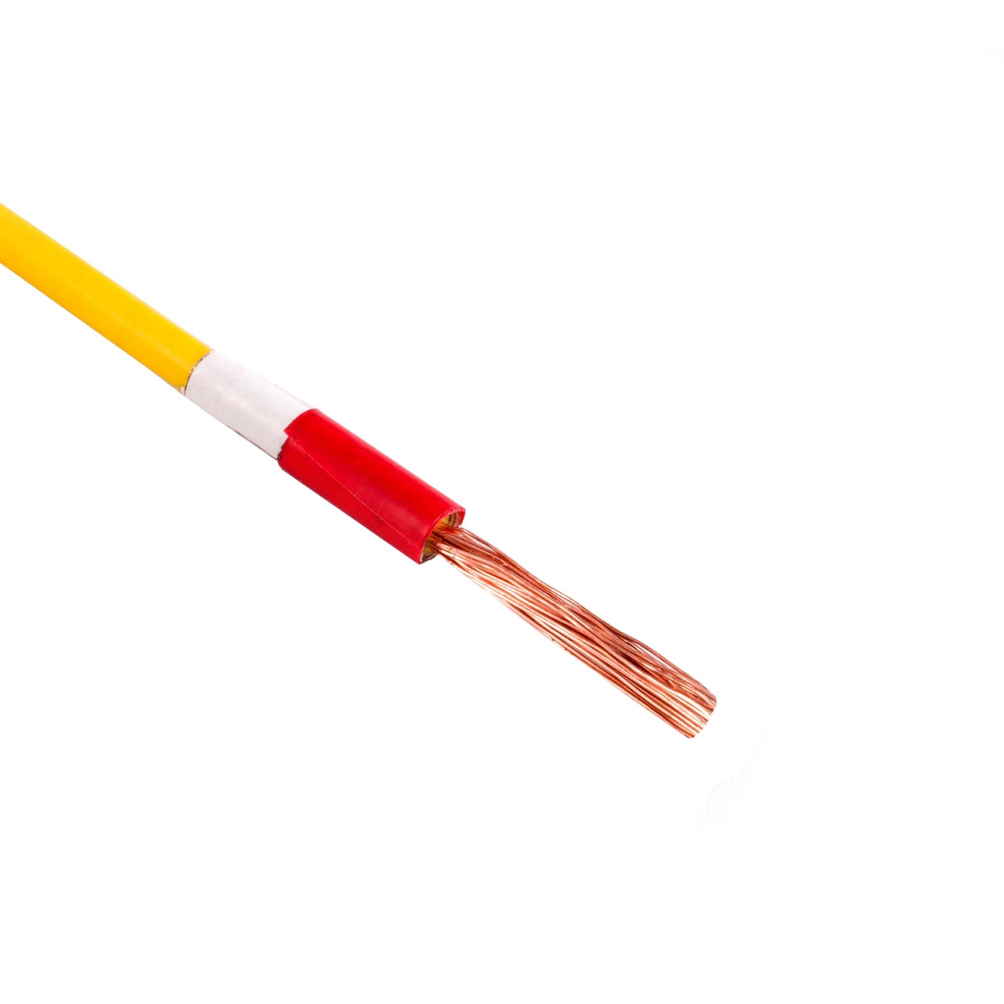 Flexible single-core wires with a cross-section of 2.5