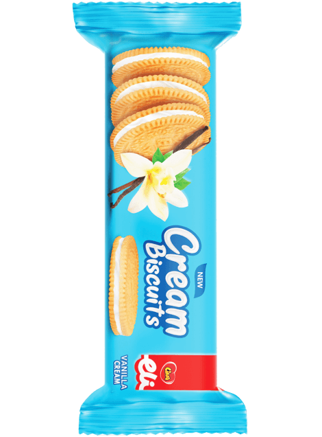 Banana/Vanilla  Cream Biscuit