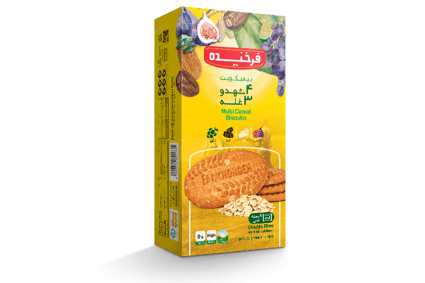Farkhondeh Multi Cereals Biscuit -215gr
