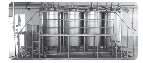 Industrial Stainless Steel Storage & Processing Tank System
