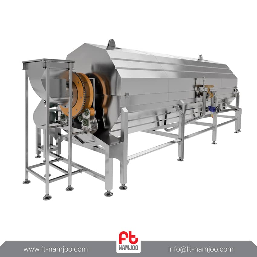 Production line for various non-meat canned products