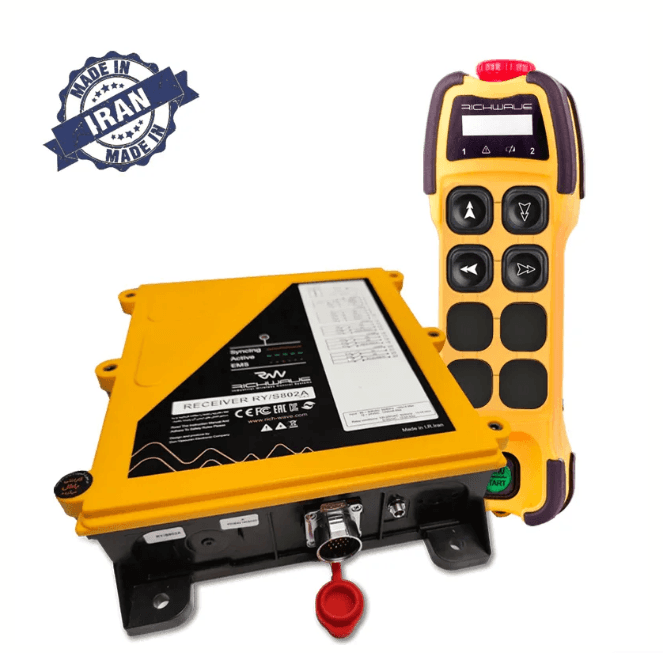 RichWave TE-RX/S402A 4-Button Dual-Speed Overhead Crane Remote Control