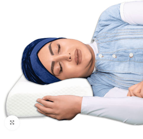 Wave-Shaped Memory Foam Pillow