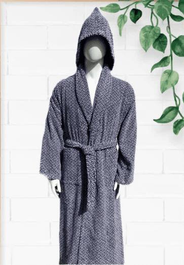 cotton Terry towel Bathrobe - Non-Velvet